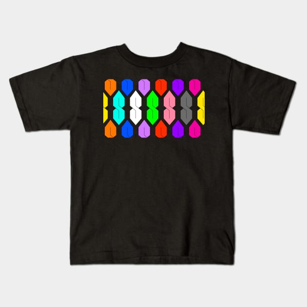 Cool S Pattern Kids T-Shirt by FlashmanBiscuit